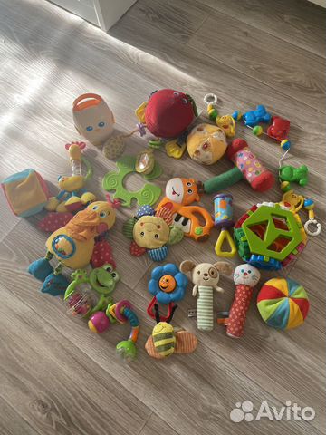 Игрушки-погремушки пакетом