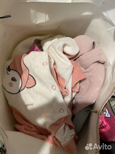 Детские вещи для девочки пакетом