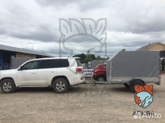 Прицеп для квадротехники с тентом аэро 150 см