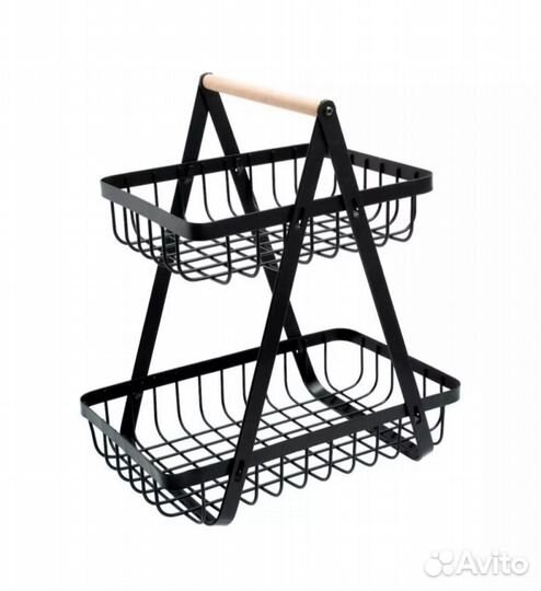 Новая корзина двухъярусная стиль лофт