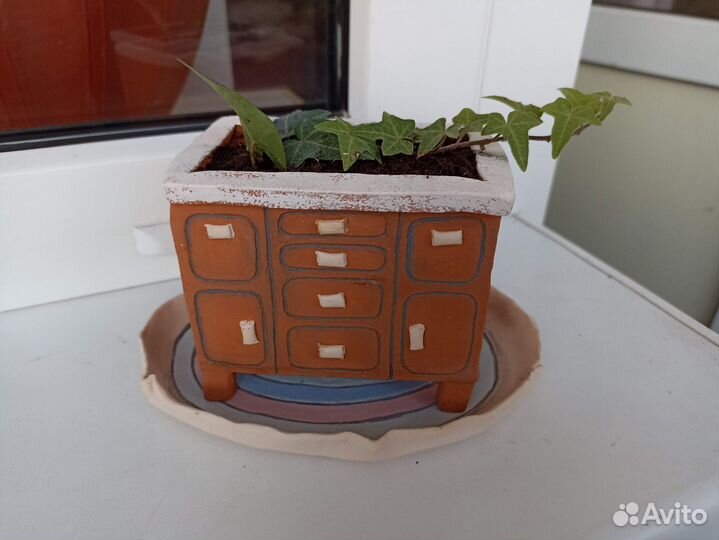 Кашпо для цветов керамика