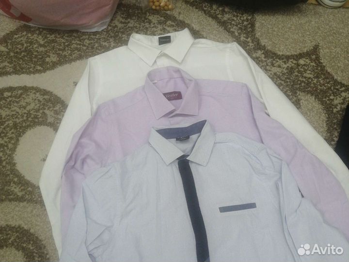 Рубашки для мальчика на рост 134-140см