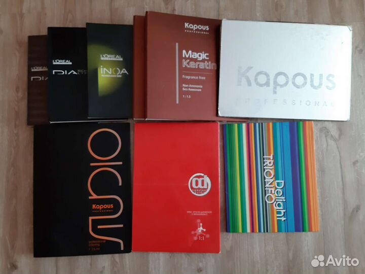 Палитра красок для волос