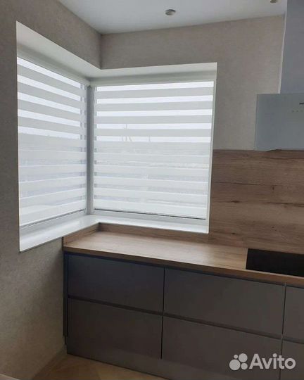 Рулонные шторы зебра