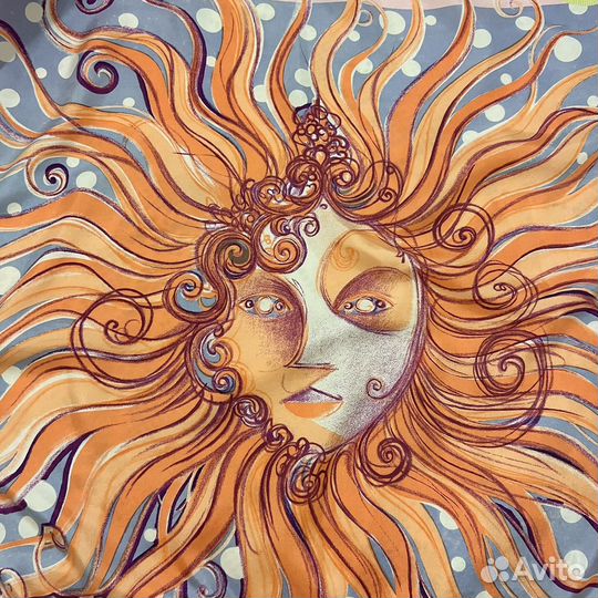 Шелковый платок Gianni Versace оригинал винтаж