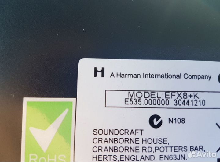 Soundcraft efx8 original