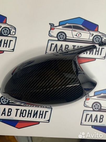 Накладки на зеркала BMW 3 e90 дорест под карбон