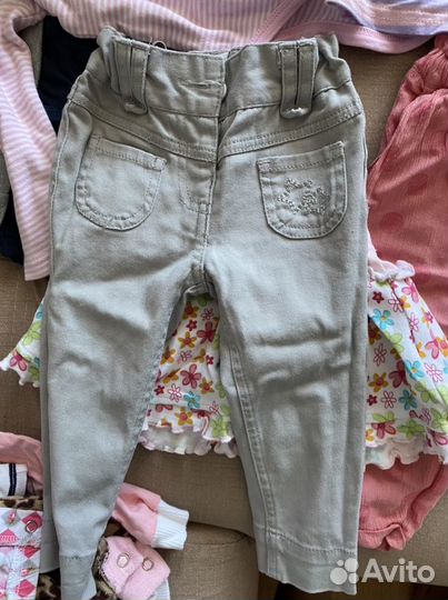 Пакет вещей на девочку 74-80см