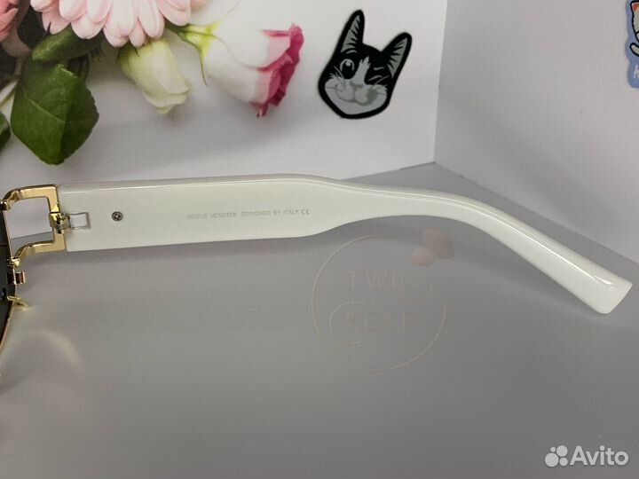 Солнцезащитные очки gentle monster с пирсингом