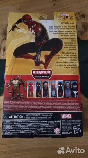 Человек-паук marvel legends integrated suit