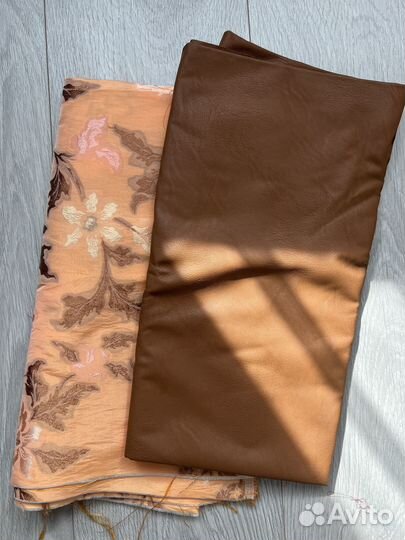 Отрезы ткани: костюма, трикотаж, жаккард, кожа