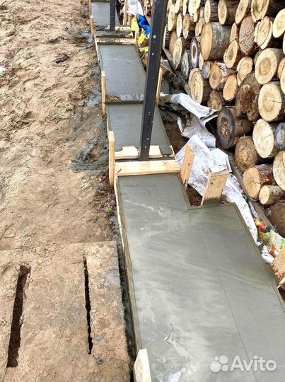 Фундамент под ключ Отмостка Бетонные работы