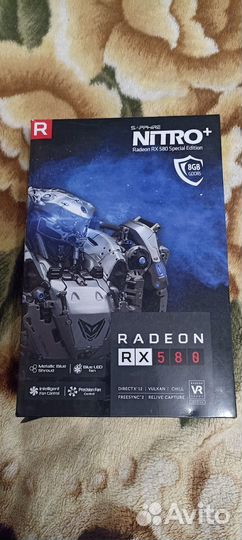 Видеокарта Sapphire RX 580 nitro+ 8GB SE
