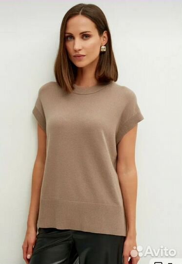 Джемпер жилет женский без рукавов с биркой zarina