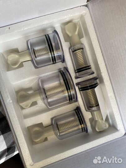 Набор вакумных банок для массажа, новые