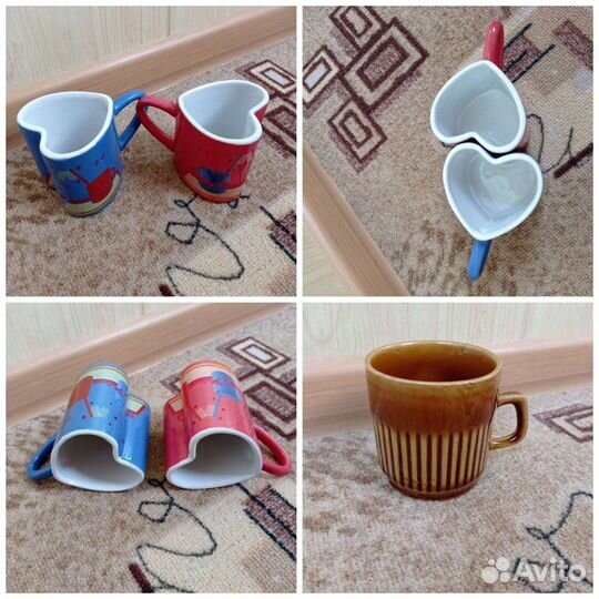 Кружки, бокалы, тарелки