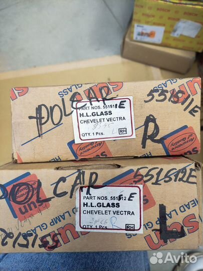 Стекло фары R opel vectra A 93-95