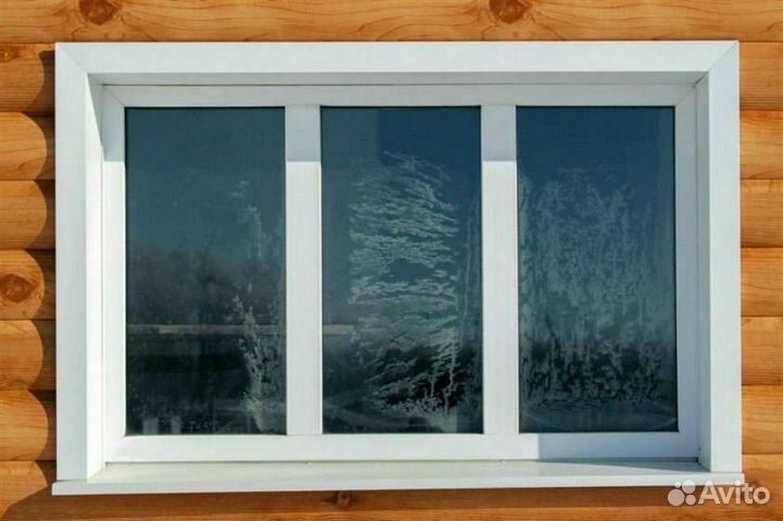 Пластиковые окна на дачу и в дом с отделкой