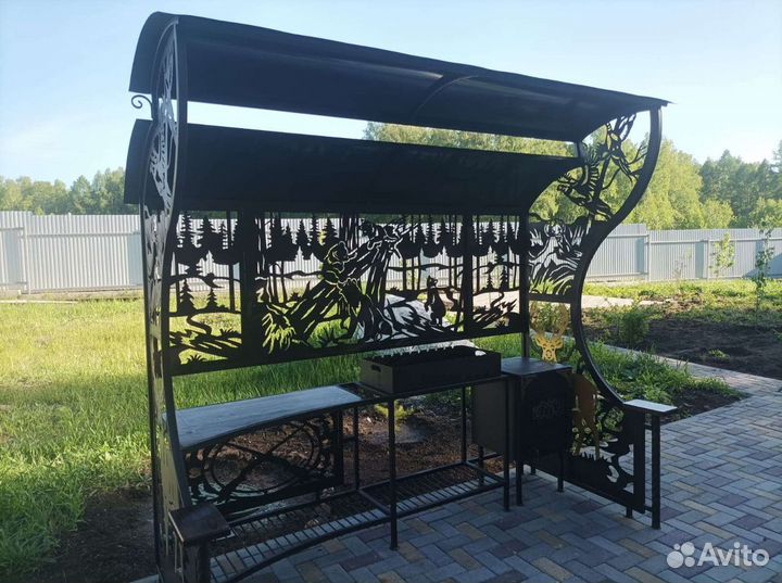 Мангальная зона для кафе