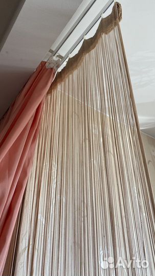 Нитяные шторы вискоза