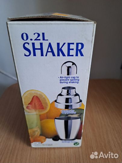 Шейкер для коктейлей нержавеющая сталь