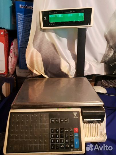 Весы с печатью этикетки Digi SM100. Б.у и новые