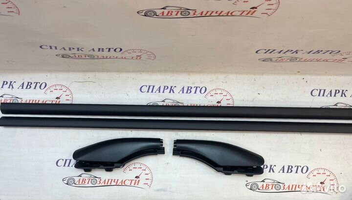 Рейлинги на крышу Toyota Land Cruiser 100 черные