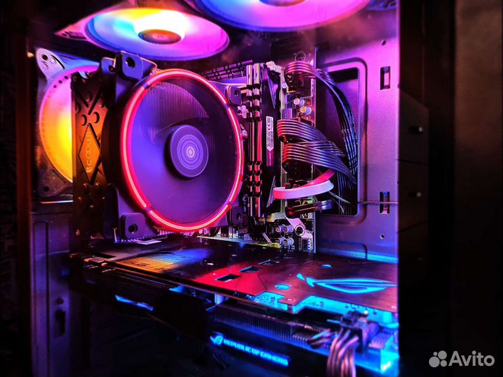 Видеокарта GTX 1070 asus ROG strix 8 GB