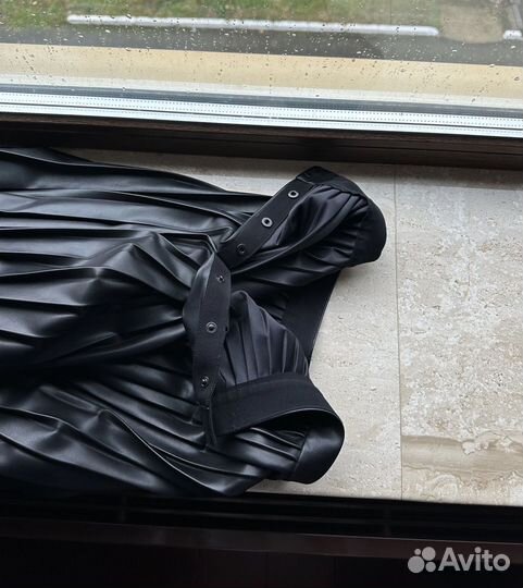 Кожаная юбка alexander wang оригинал