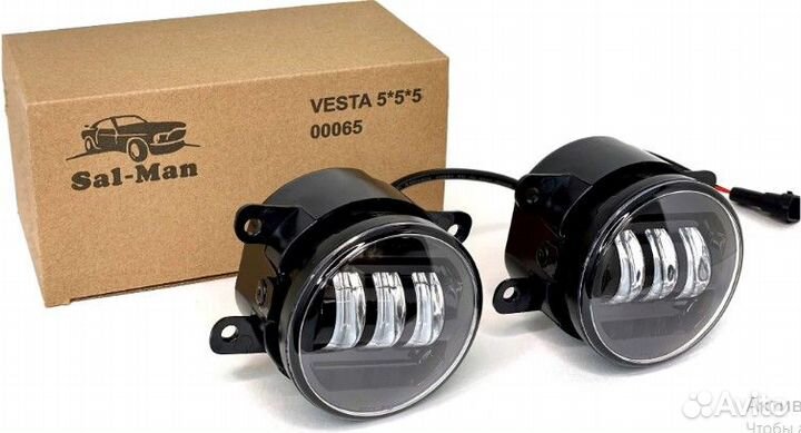 Led птф фары Mitsubishi Lancer 2011- 50W sal-man