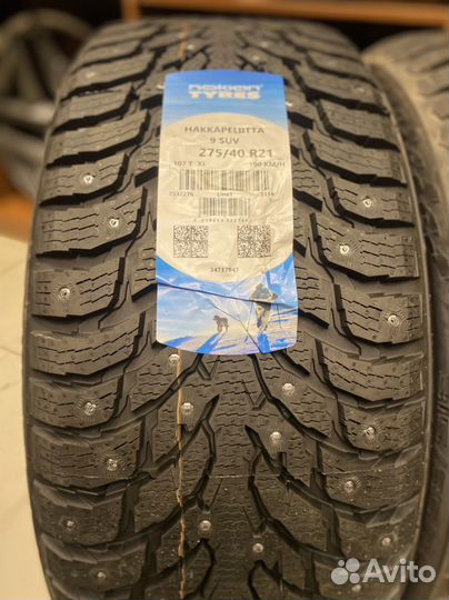 Nokian Tyres Hakkapeliitta 9 SUV 275/40 R21 и 315/35 R21 107T