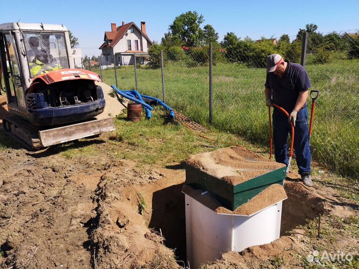 Септик под ключ / Установка септика. Монтаж 1 день