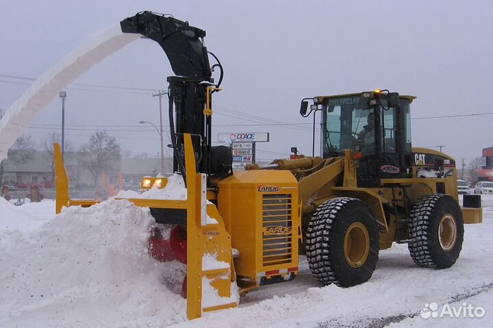 Уборка чистка вывоз снега фронтального погрузчика