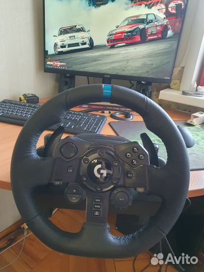 Руль logitech g923 для PS + shifter