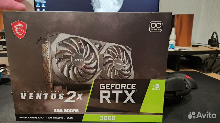 MSI nvidia GeForce RTX 3060 ventus 2X OC