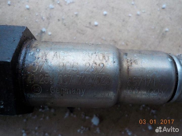 Датчик кислородный (лямбда) 120см. Audi S8 седан