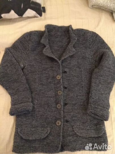 Жакет мужской вязаный