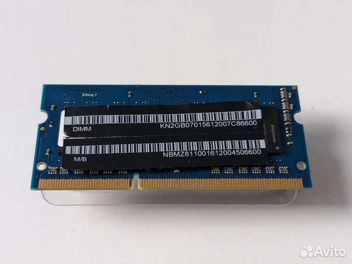 Kingston DDR3 2GB 1Rx16 sodimm