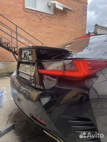 Лип спойлер Lexus RC