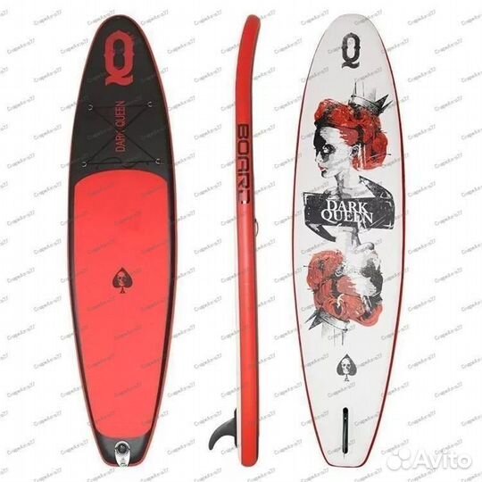 Надувная SUP-доска (SUP board) JS Dark Queen