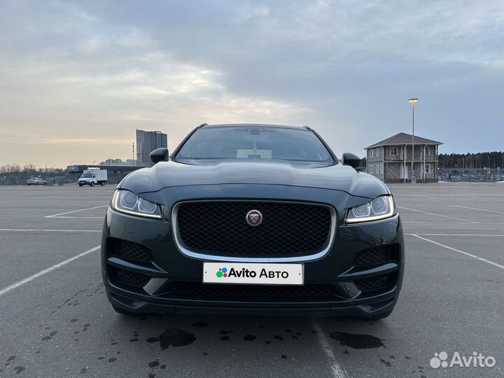 Jaguar F-Pace 2.0 AT, 2017, 125 000 км