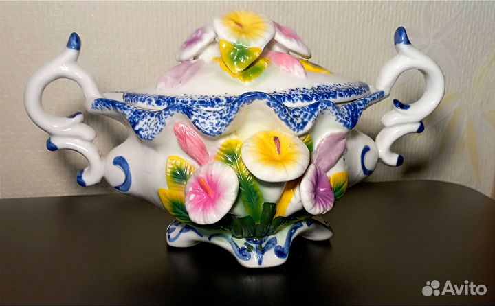 Кувшин, вазочка и сахарница