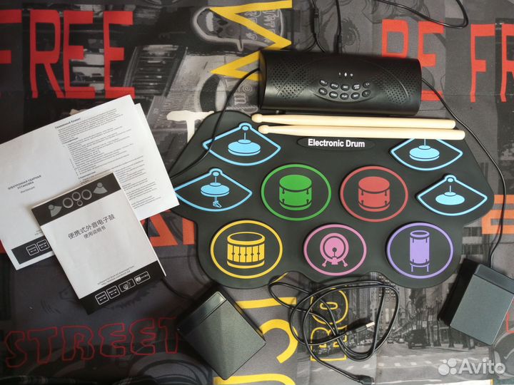 Гибкая электронная барабанная установка