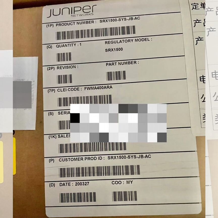 [SRX1500-SYS-JB-AC] Межсетевой Экран Juniper Srx1500-Sys-Jb-Ac