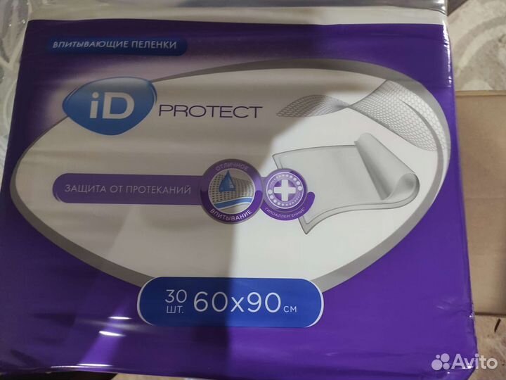 Пеленки одноразовые 60х90