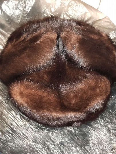 Норковая шапка ушанка