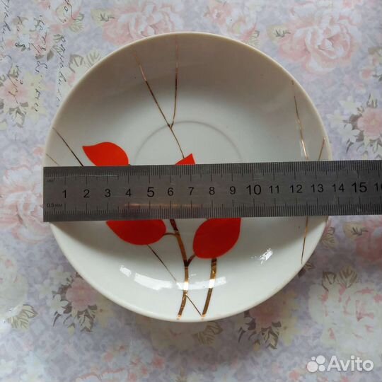 Редкая чайная пара Дулево 1965 г