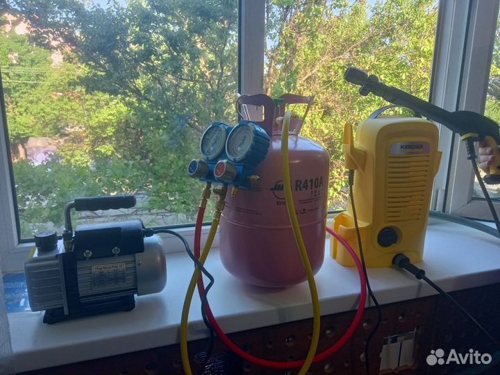 Чистка сплит системы, заправка сплит системы