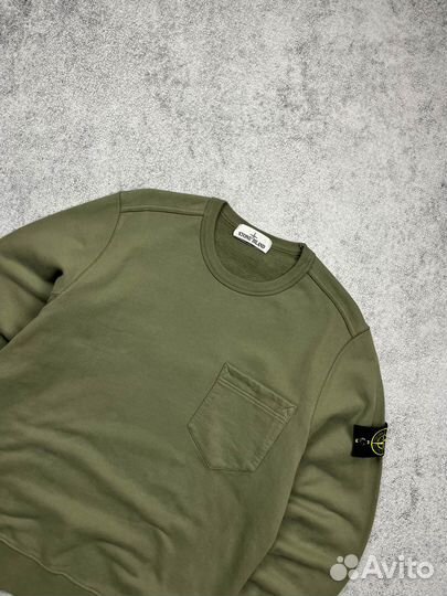 Свитшот Stone Island Pocket Crew Neck Sweatshirt