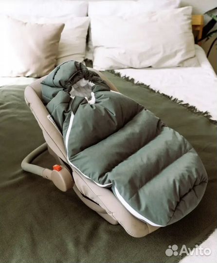 Конверт зимний для новорожденных